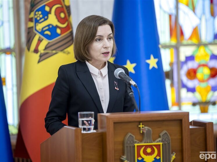 Санду: РФ хочет установить в Кишиневе пророссийскую власть, чтобы использовать Молдову против Украины, как Беларусь