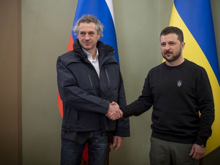 Зеленський зустрівся із прем'єром Словенії, подякувавши за зброю й допомогу біженцям