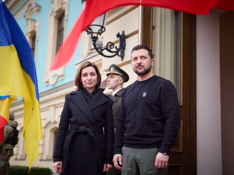 Зеленский и Санду обсудили сотрудничество Украины и Молдовы и трибунал против РФ