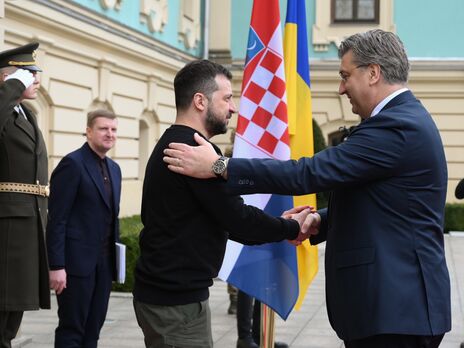 Пленкович в числе других европейских политиков приехал в Киев на годовщину освобождения Бучи от российских оккупантов и встретился с Зеленским 
