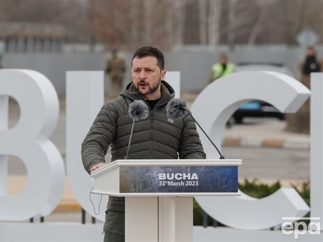 Зеленский в годовщину освобождения Киевской области от российских оккупантов: Мы вернем украинский флаг во все наши города и общины