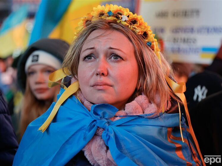 Українці у Нью-Йорку вийшли на протест проти головування Росії в Радбезі ООН