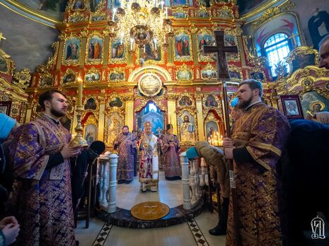 УПЦ МП сообщила, что провела богослужение в Киево-Печерской лавре. Покинуть ее УПЦ МП должна была до 29 марта