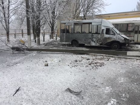 Последствия обстрела окрестностей Новолуганского. Фоторепортаж