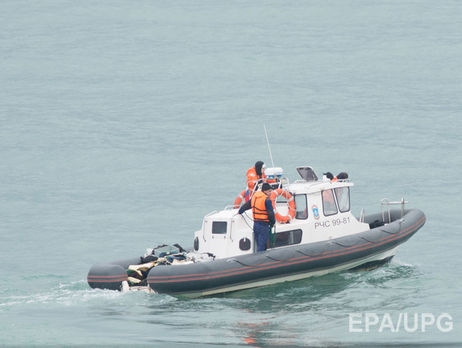 В сети появились кадры с места крушения Ту-154 в Черном море. Видео