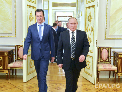 Асад принес соболезнования Путину в связи с крушением Ту-154