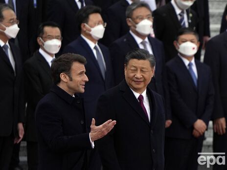 Макрон: Китай відіграє життєво важливу роль у побудові миру