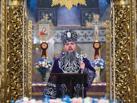 Митрополит ПЦУ Епифаний проведет пасхальное богослужение в Свято-Михайловском соборе