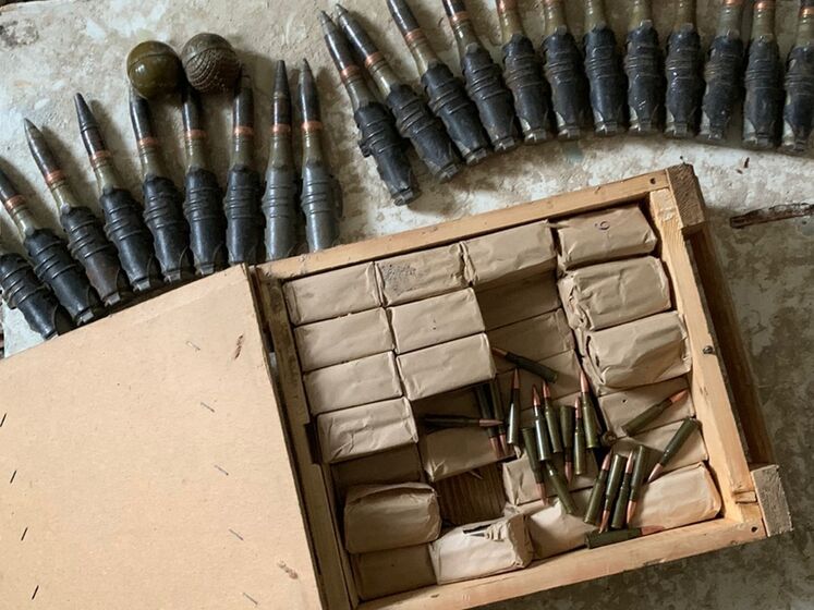 СБУ выявила два схрона с боеприпасами оккупантов в приграничье Черниговской области