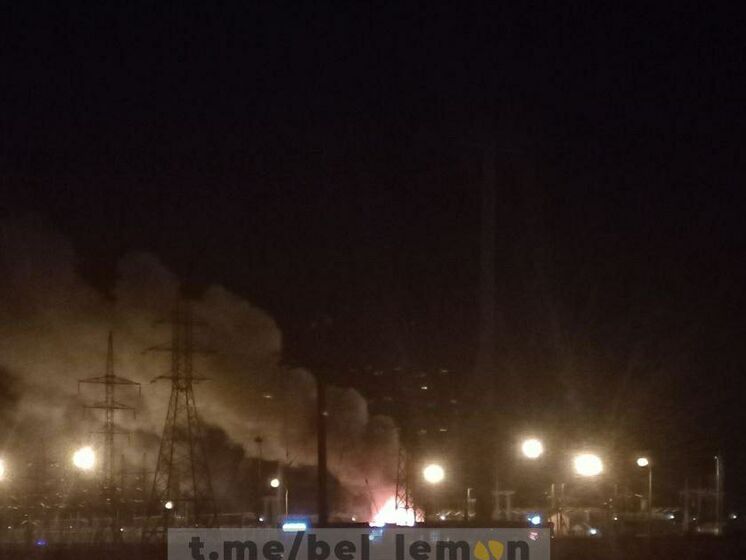 У російському Бєлгороді було чутно вибухи, соцмережі повідомляють про пожежу на електропідстанції
