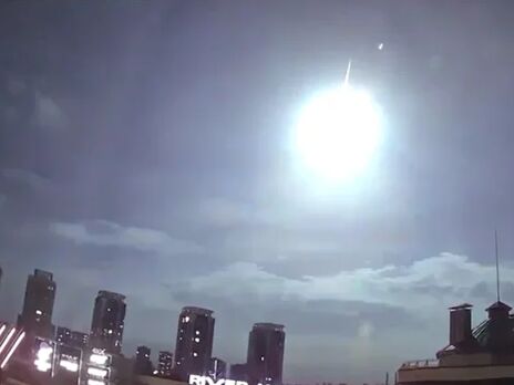 Спалах у небі над Києвом 19 квітня спричинив метеор діаметром пів метра – звіт
