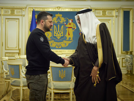 Зеленский провел встречу с главой МИД Бахрейна. Это первый визит руководителя ведомства в Украину после установления дипотношений между странами