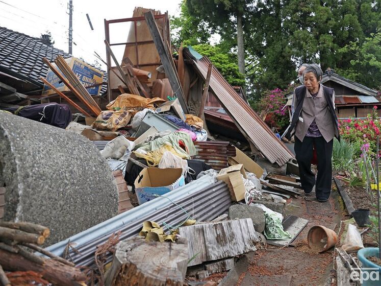 В Японии произошло сильное землетрясение, есть жертва и пострадавшие