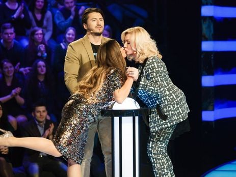 Билык и Могилевская поцеловались в губы. Видео