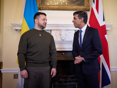 Зеленський подякував Сунаку за ракети Storm Shadow і заявив, що Україна потребує чітких сигналів щодо свого майбутнього з НАТО