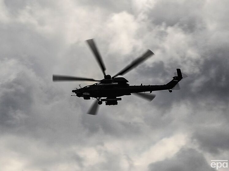 У Криму розбився російський військовий гелікоптер, пілоти загинули – міноборони РФ