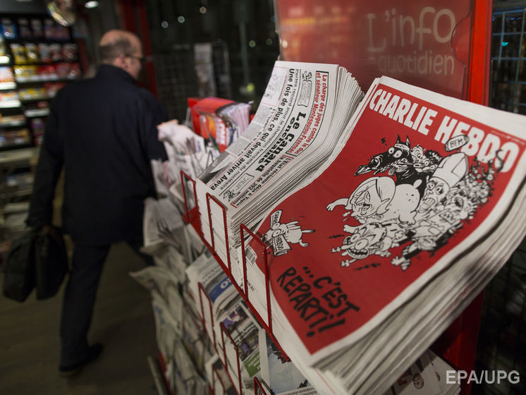 Charlie Hebdo опубликовал карикатуру на тему крушения Ту-154