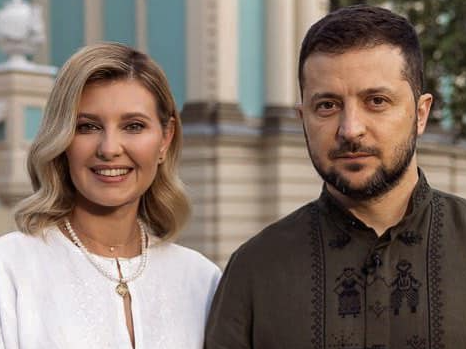 Какие вышиванки Владимир и Елена Зеленские надели в 2023 году. Фото
