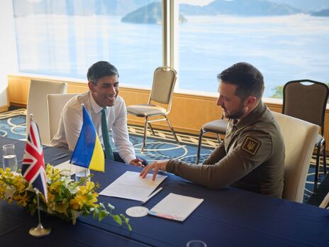 Зеленский встретился с Сунаком в Японии