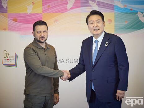 Зеленський і президент Південної Кореї обговорили надання гуманітарної допомоги Україні