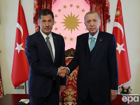 Оган призвал свой электорат голосовать за Эрдогана. В первом туре президентских выборов в Турции он занял третье место