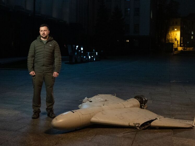 Зеленський заявив, що українські захисники збили вже майже 900 дронів-камікадзе Shahed