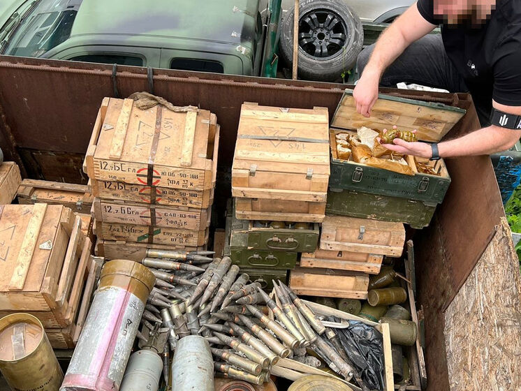 В Харьковской области ГБР нашло более 10 тонн российских боеприпасов и зенитную установку