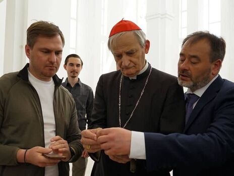 Спецпосланець папи римського відвідав Бучу. Він приїхав, щоб вислухати позицію України щодо шляхів досягнення миру