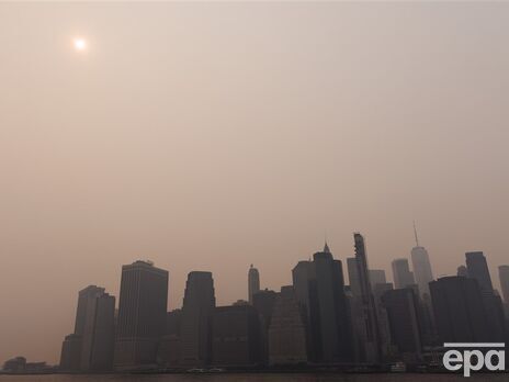 Нью-Йорк накрило димом від лісових пожеж у Канаді. Фоторепортаж