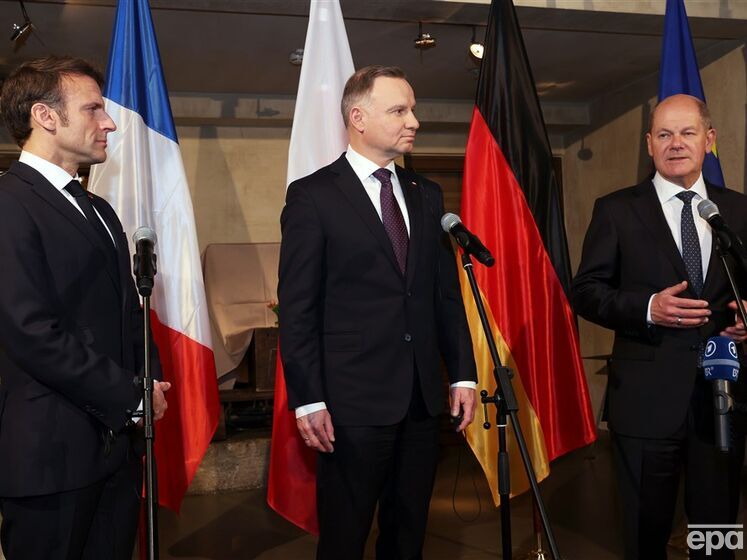 Шольц, Макрон и Дуда обсудят в Париже гарантии безопасности для Украины и ее стремление к членству в НАТО – Politico