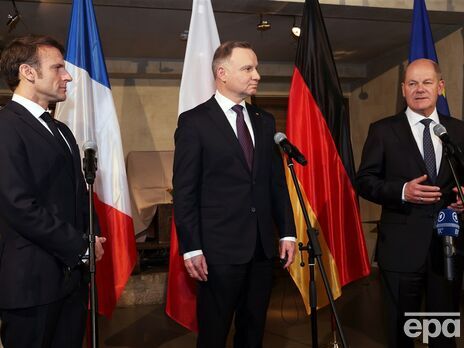 Шольц, Макрон і Дуда обговорять у Парижі гарантії безпеки для України та її прагнення до членства в НАТО – Politico