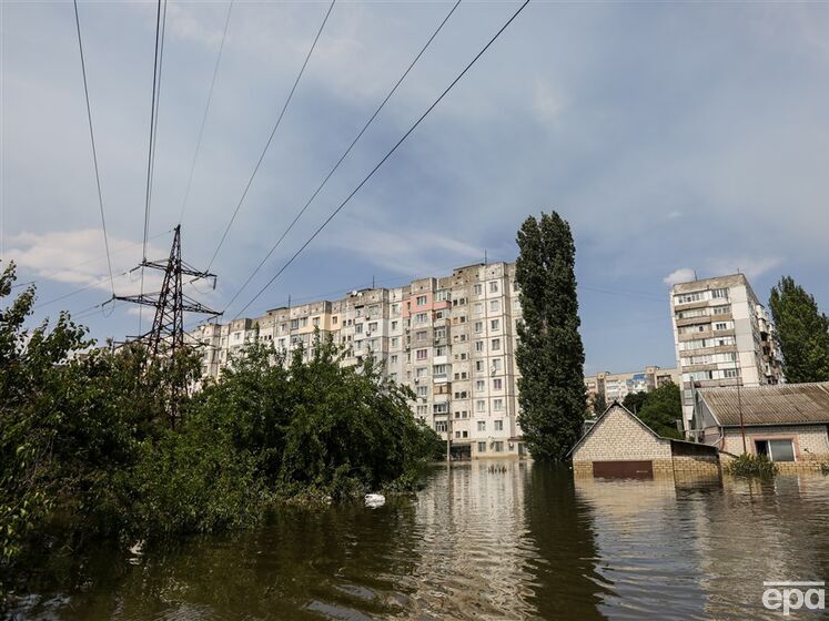 В затопленной части Херсонской области за ночь уровень воды снизился более чем на полметра – ОВА