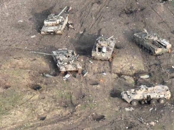 Сирський показав знищення ворожої бронетехніки під Бахмутом. Відео