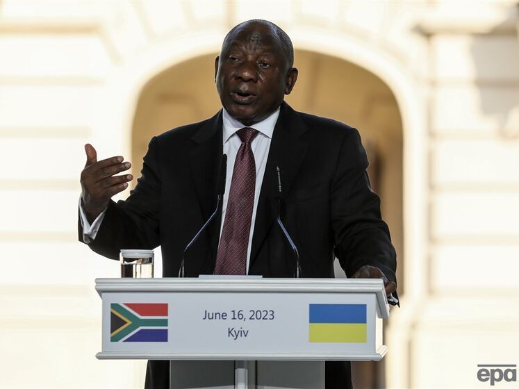 Президент ЮАР представил в Украине 10 пунктов африканского "мирного плана" по прекращению войны