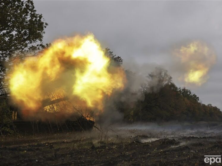 Сырский показал уничтожение артиллерией двух единиц техники оккупантов под Бахмутом. Видео