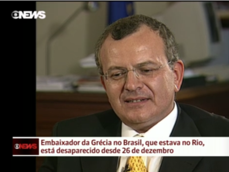 В Бразилии полицейский признался в соучастии в убийстве посла Греции и обвинил в причастности к преступлению жену дипломата