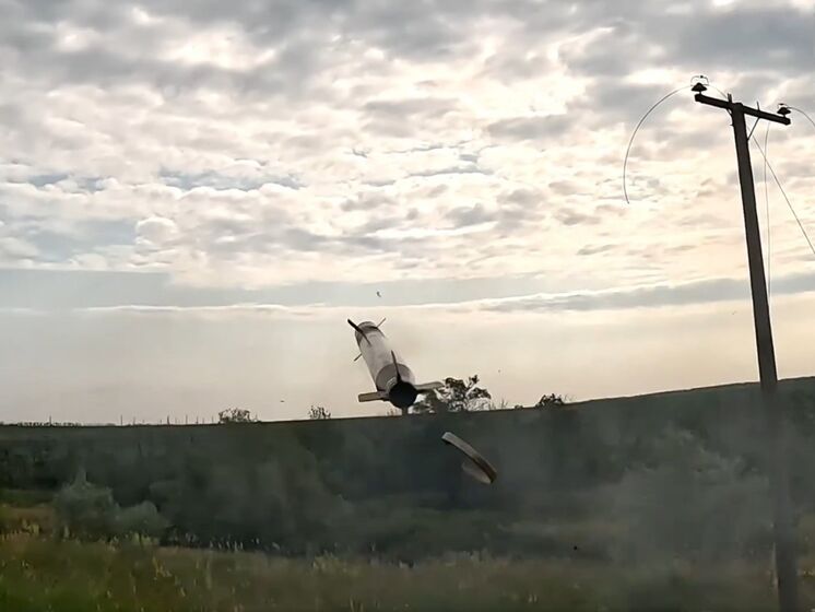 Украинские зенитчики из ПЗРК уничтожили российский Су-25. Видео