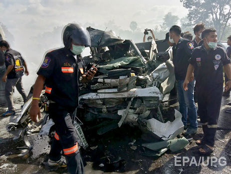 25 человек стали жертвами автомобильной аварии в Таиланде
