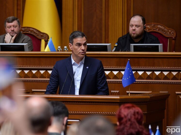 Санчес заявив у Києві, що Іспанія буде підтримувати Україну незалежно від ціни, яку доведеться платити