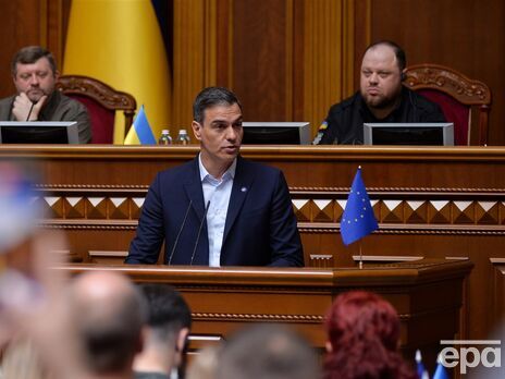 Санчес заявив у Києві, що Іспанія буде підтримувати Україну незалежно від ціни, яку доведеться платити