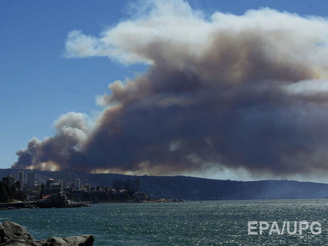 В Чили бушуют лесные пожары. Фоторепортаж
