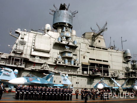 Авианосец "Адмирал Кузнецов" должен завершить поход в Средиземное море в январе