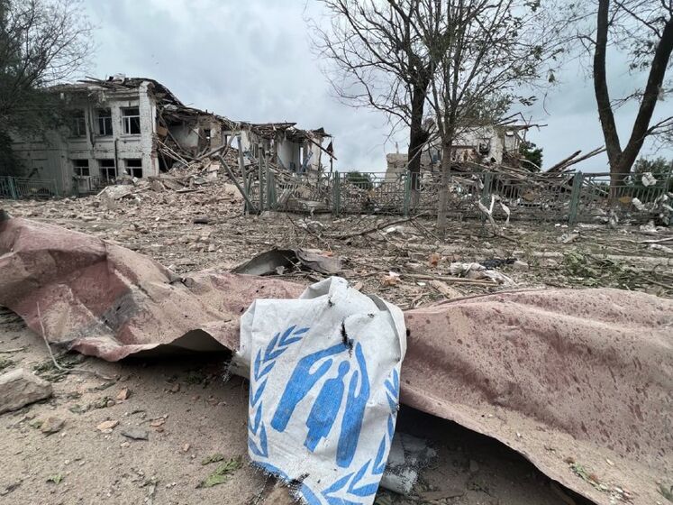 Россияне ударили авиабомбой по Орехову во время раздачи гуманитарной помощи, четыре человека погибли, 11 ранены – ОВА