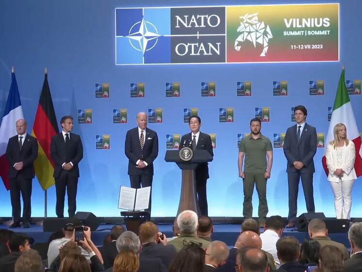 "Надаватимемо сучасну військову техніку на суші, у повітрі й на морі". G7 презентувала декларацію про гарантії безпеки для України