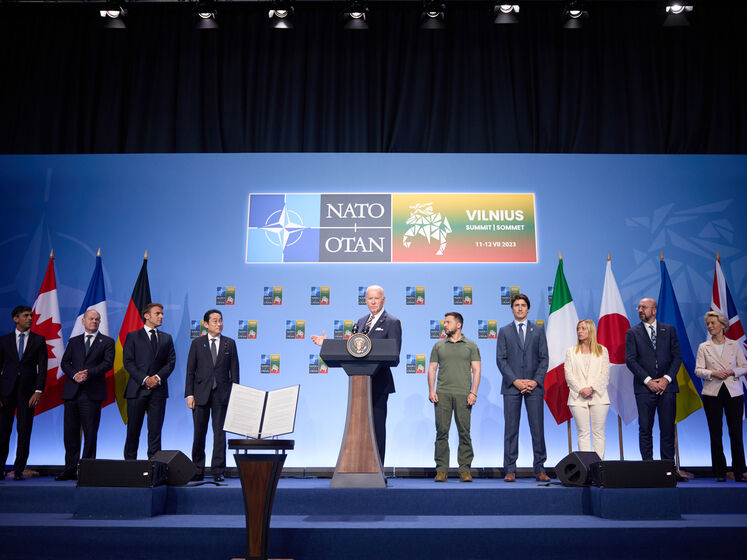 Країни "Великої сімки" пообіцяли Києву літаки, далекобійну артилерію і сталу допомогу у сфері безпеки. Повний текст декларації G7 про підтримку України