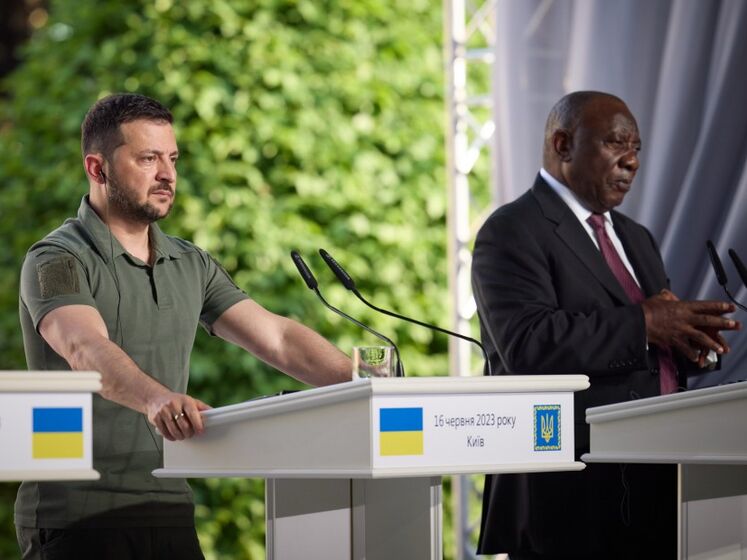 Зеленський і президент ПАР обговорили підготовку до саміту миру й наголосили на важливості продовження "зернової ініціативи"
