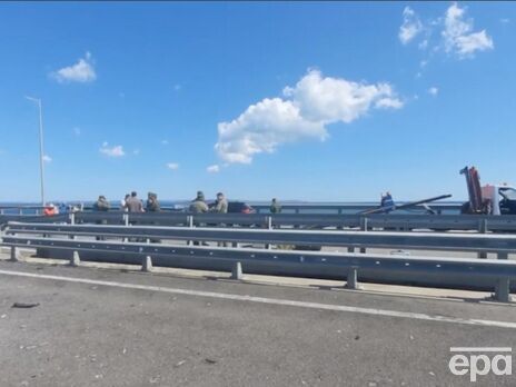 Гуменюк о Крымском мосте: Оккупанты стараются держать хорошую мину при плохой игре
