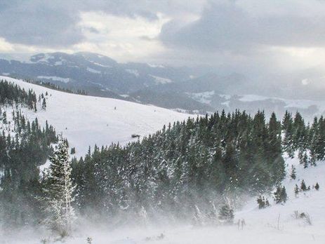 В Закарпатье сошли три снежные лавины, четыре автомобиля заблокированы