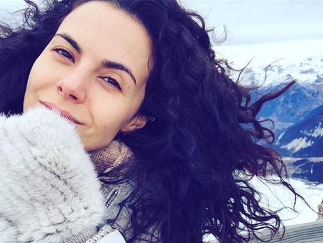 Каменских отдыхает в Куршевеле