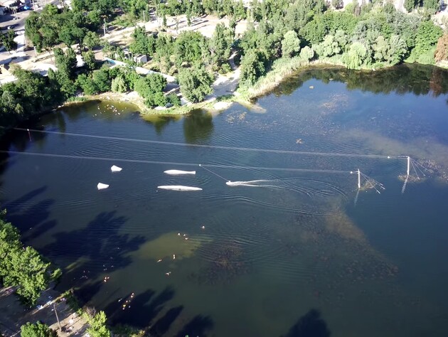 У харківському озері знайшли холерний вібріон. На період повторної перевірки озеро закрили для рибалок і купання
